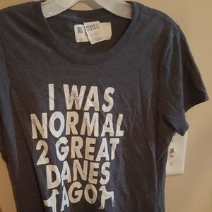 Ladies Size Medium Great Dane Message Tee